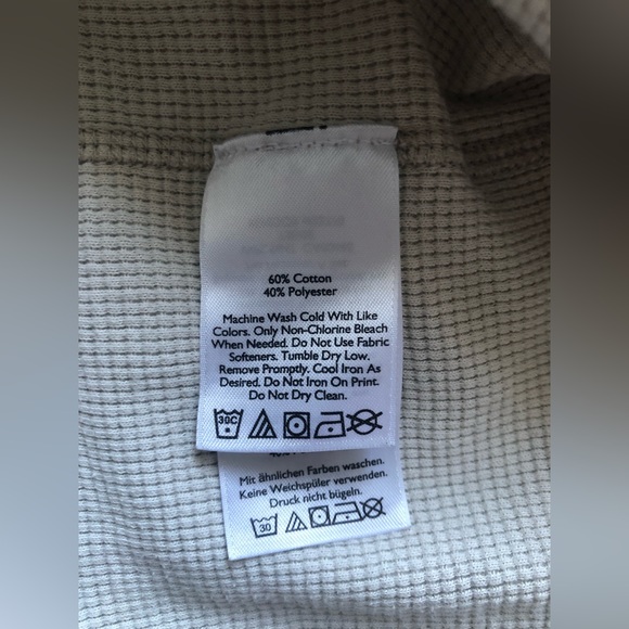 Eddie Bauer Men’s Gray Cream Sweater Crew Neck  Long Sleeve Size M - Picture 8 of 10